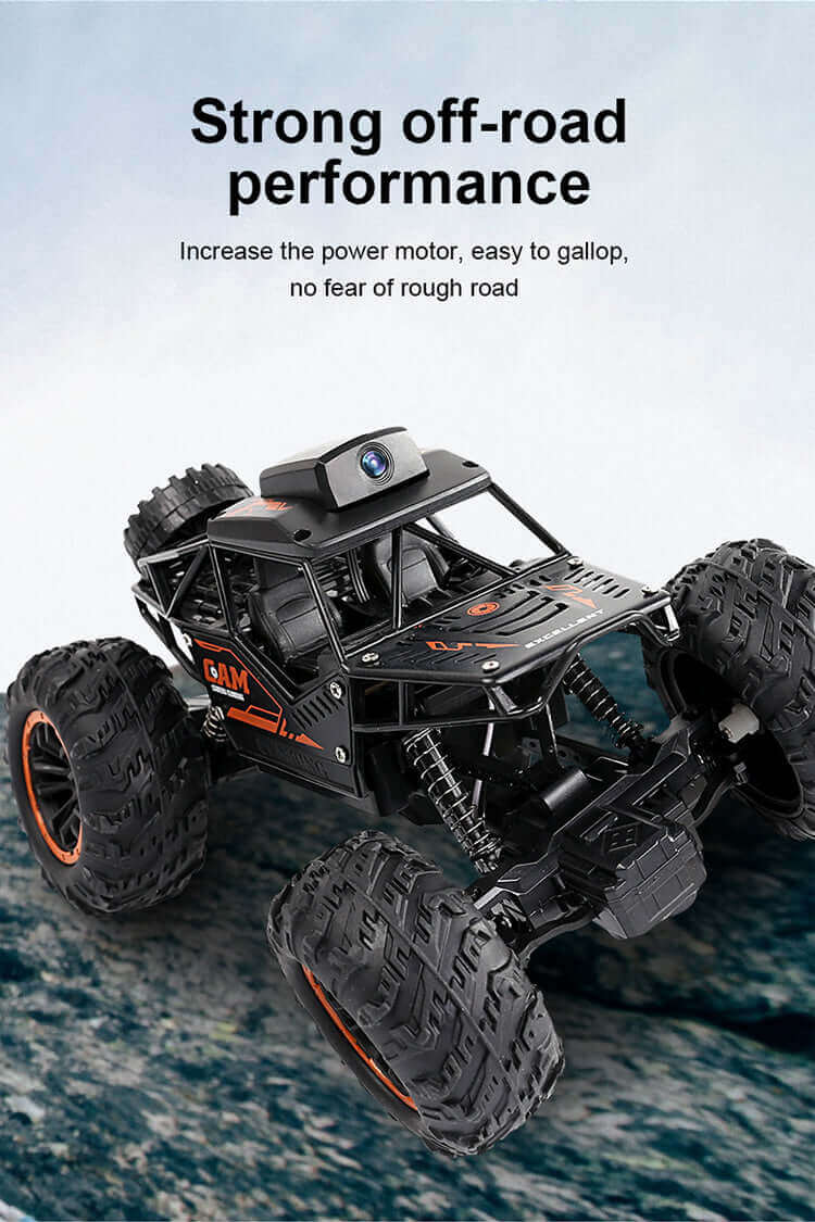 1:18 RC Car with 720P HD Camera - WiFi FPV Climbing SUV Toy | KidsToyLover - www.Shopthatapp.com