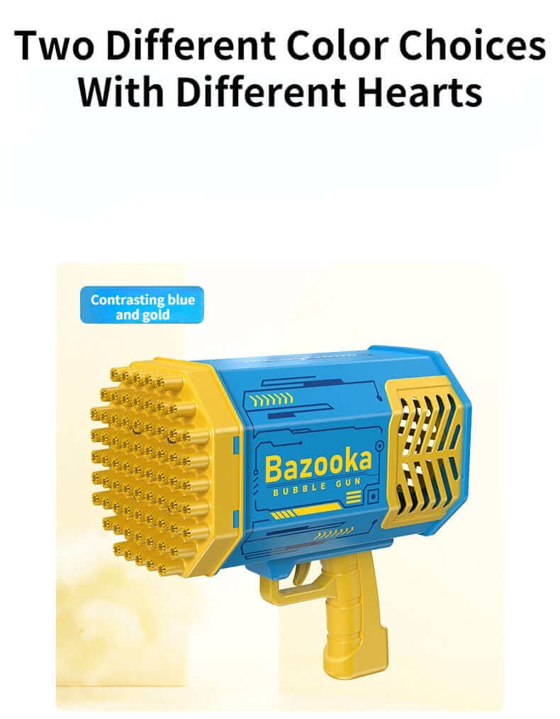 69-Hole Bubble Gun Rocket - Automatic Blower with Lights for Kids | Perfect Gift - www.Shopthatapp.com