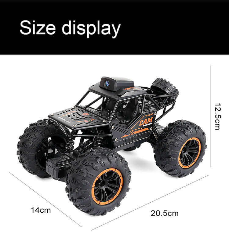 1:18 RC Car with 720P HD Camera - WiFi FPV Climbing SUV Toy | KidsToyLover - www.Shopthatapp.com