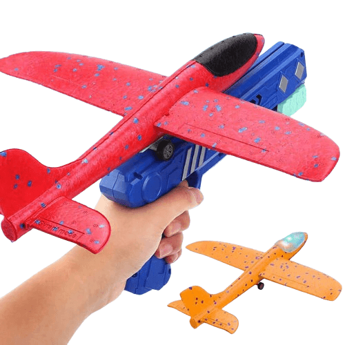 Lanceur d'avion en mousse 2024 - Jouet d'extérieur pour enfants 