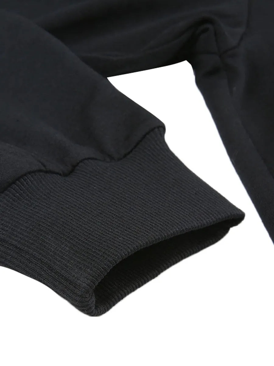 Women's Dark Aesthetic Hoodies Gothic Punk Skull Print Sweatshirt Long Sleeves Casual Hooded Coat y2k Fairycore Grunge Clothes - www.Shopthatapp.com