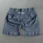 TEYEO Fashion Summer Women's Yoga Shorts Sports Running Breathable Comfortable High Waist Seamless Quick Drying Yoga Shorts