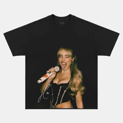 Sabrina Carpenter: Music Icon Tee V2 - www.Shopthatapp.com