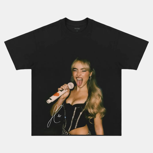 Sabrina Carpenter: Music Icon Tee V2 - www.Shopthatapp.com