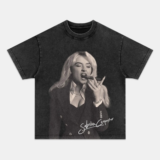 Sabrina Carpenter: Music Icon Tee V12 - www.Shopthatapp.com