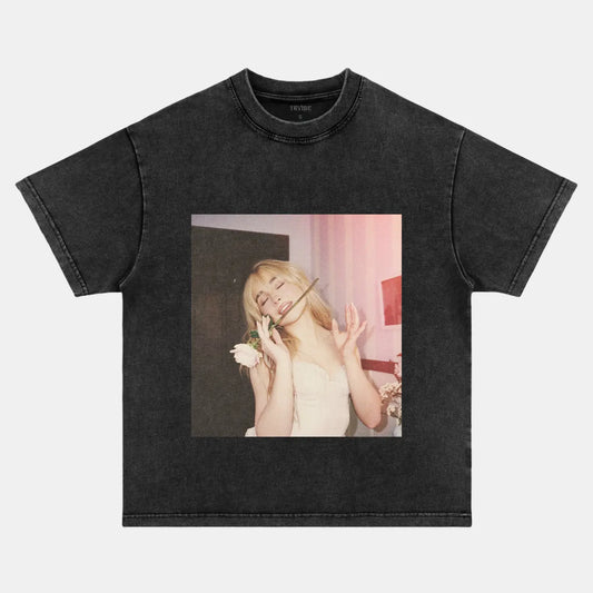 Sabrina Carpenter: Music Icon Tee V6 - www.Shopthatapp.com