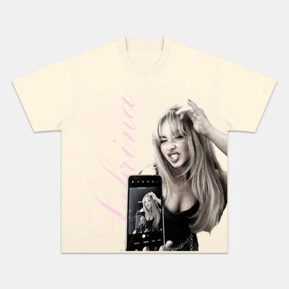 Sabrina Carpenter: Music Icon Tee V11 - www.Shopthatapp.com
