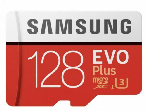 Carte mémoire Micro SD Samsung 128 Go SDHC EVO UHS-I Classe 10 U3 100 % AUTHENTIQUE