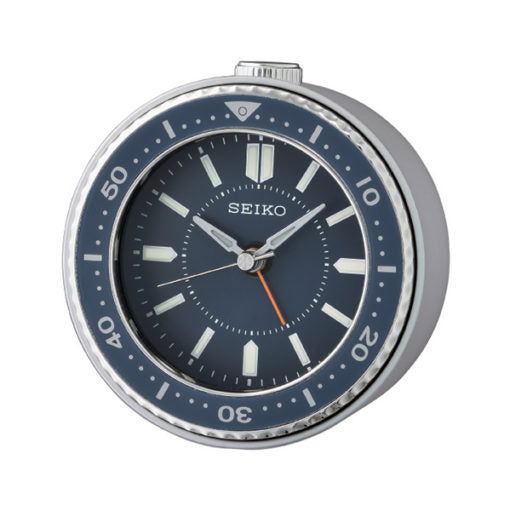 SEIKO Desk Alarm Clock Blue | QHE184L-Jewellery-www.Shopthatapp.com-Bezel House