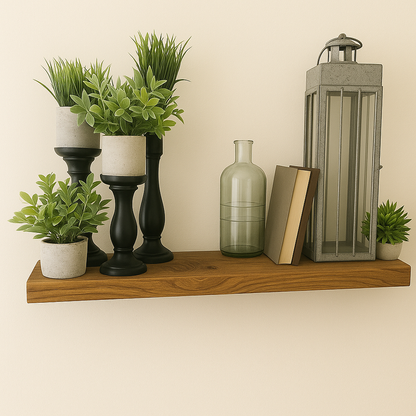 Tablette flottante en bois reclamer 2'' - www.Shopthatapp.com