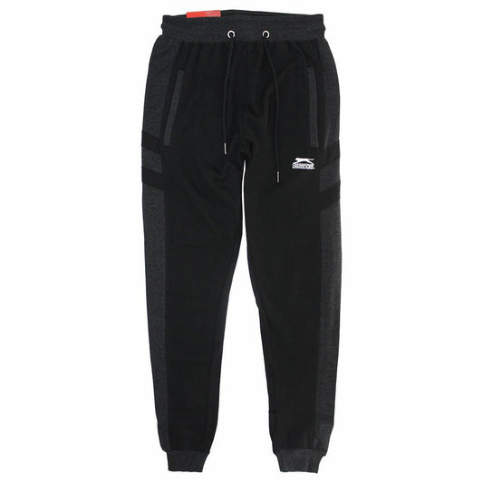 SLAZENGER CROSSWAY FLEECE JOGGER-Him and her joggers-www.Shopthatapp.com-Color:Black-Size:XXL-Fashion Hub Club