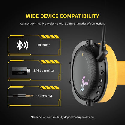 SOMiC G760 Wireless Gaming Headset - PC|PS4|PS5|XBOX - www.Shopthatapp.com #