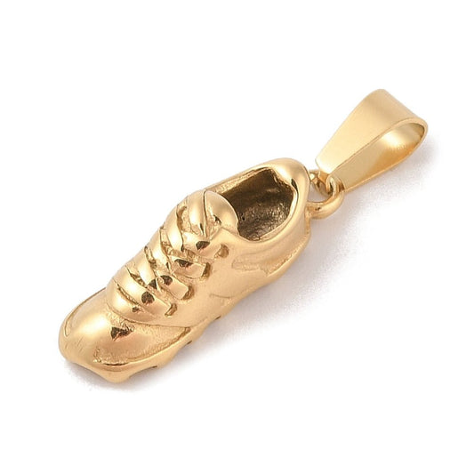 Gold trainer charm - www.Shopthatapp.com