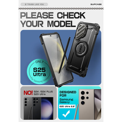Galaxy S25 Ultra Unicorn Beetle MAG XT Bumper Case -Black