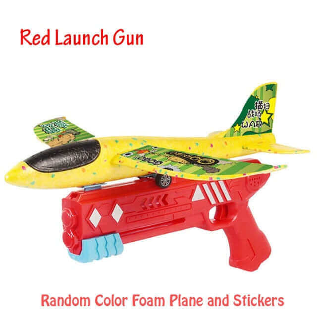 2024 Foam Plane Launcher Gun Toy - Outdoor Catapult Airplane for Kids - www.Shopthatapp.com