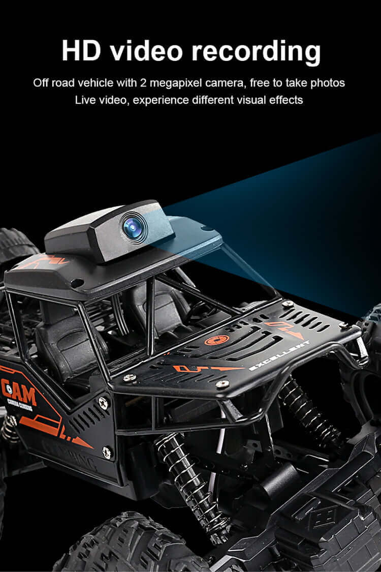 1:18 RC Car with 720P HD Camera - WiFi FPV Climbing SUV Toy | KidsToyLover - www.Shopthatapp.com