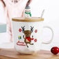Santa Claus Christmas Tree Ceramic Cup Cartoon Mug - www.Shopthatapp.com