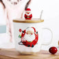 Santa Claus Christmas Tree Ceramic Cup Cartoon Mug - www.Shopthatapp.com