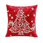 Santa Claus Tree Snowman Sofa Cushion Cover Pillow Case - www.Shopthatapp.com