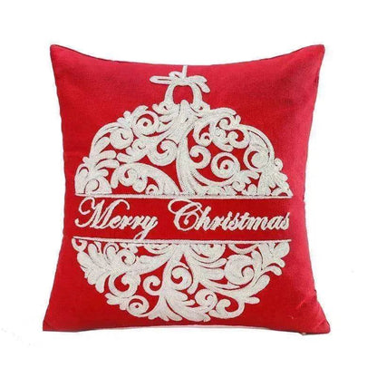 Santa Claus Tree Snowman Sofa Cushion Cover Pillow Case - www.Shopthatapp.com