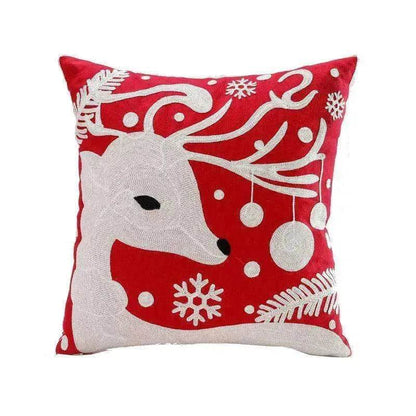 Santa Claus Tree Snowman Sofa Cushion Cover Pillow Case - www.Shopthatapp.com