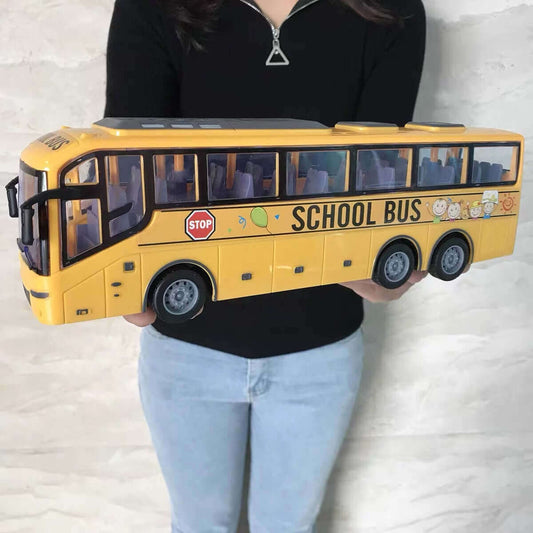 1/30 RC Bus with Lights - 27Mhz Electric Remote Control Car for Kids - www.Shopthatapp.com
