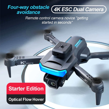 K-HD Dual Lens 4K Aerial Photography Drone - Optical Flow Positioning RC Quadcopter Toy - www.Shopthatapp.com
