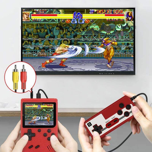 Retro Mini Handheld Game Console - 8-Bit, 3.0 Inch LCD, 400 Built-in Games - www.Shopthatapp.com