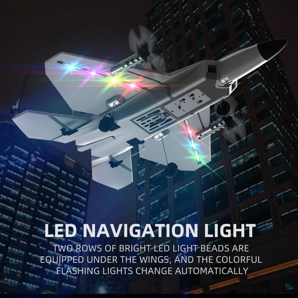 Fixed Wing 2.4G 4 Channel Kid Boy Gift BM16 for F22 Raptor RC Glider Plane Toy EPP Foam Remote Control Airplane - www.Shopthatapp.com
