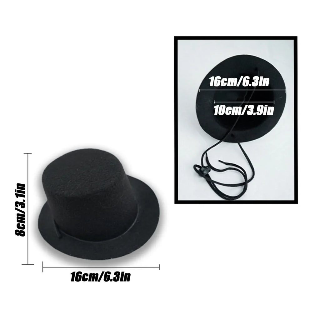 Festival Dog Hat Dogs Cat Wedding Party Gentleman Hats Caps For Puppy Kitten Headwear Pet Halloween Photo Prop Top Hat Accessory - www.Shopthatapp.com