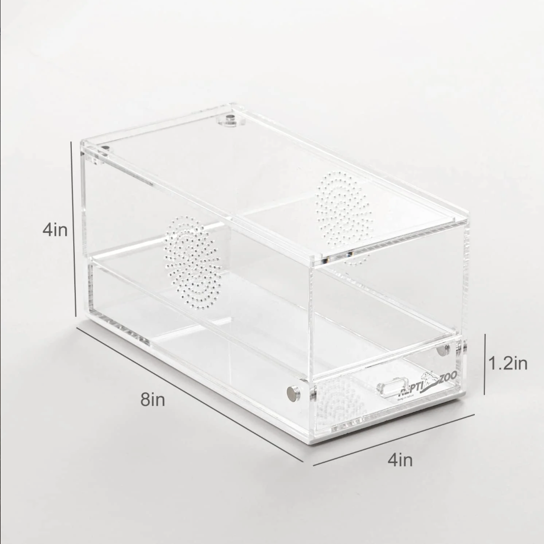 REPTIZOO Acrylic Breeding Enclosure ACR Series (Mantis Feeder)