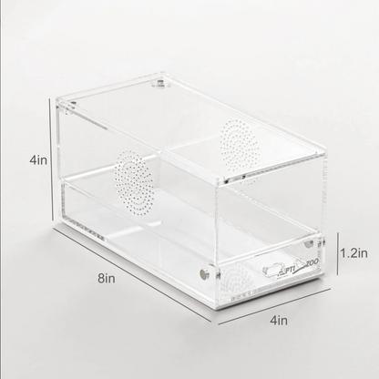 REPTIZOO Acrylic Breeding Enclosure ACR Series (Mantis Feeder)