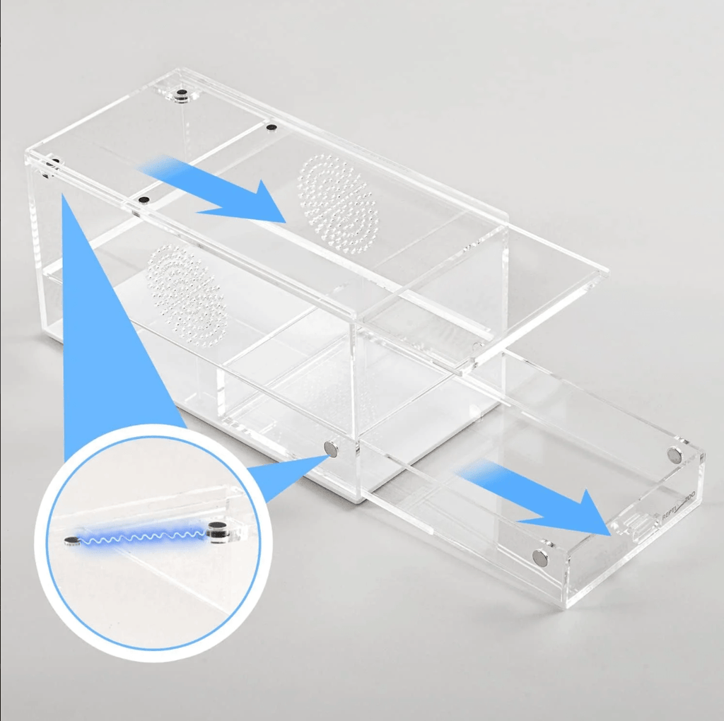 REPTIZOO Acrylic Breeding Enclosure ACR Series (Mantis Feeder) - www.Shopthatapp.com