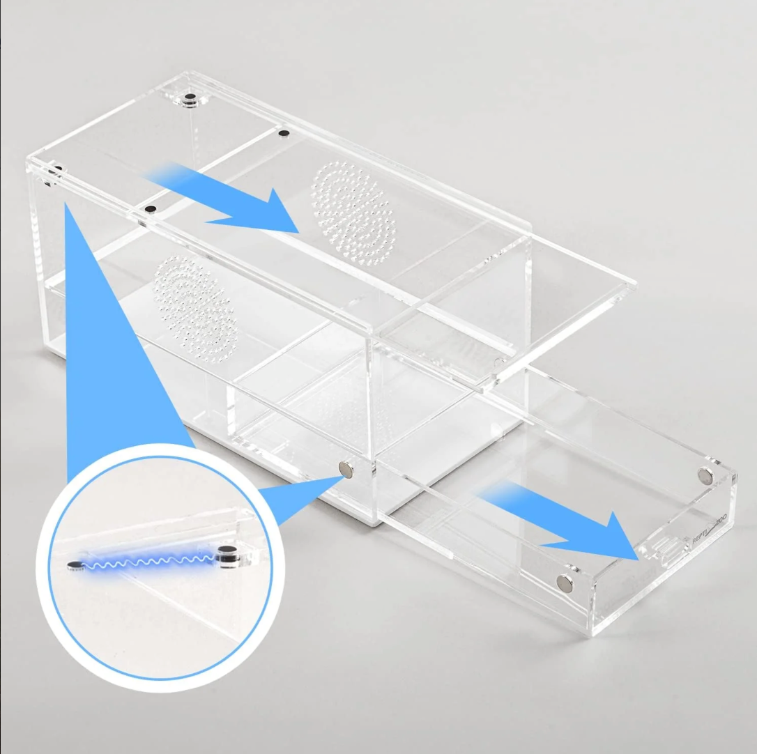 REPTIZOO Acrylic Breeding Enclosure ACR Series (Mantis Feeder)