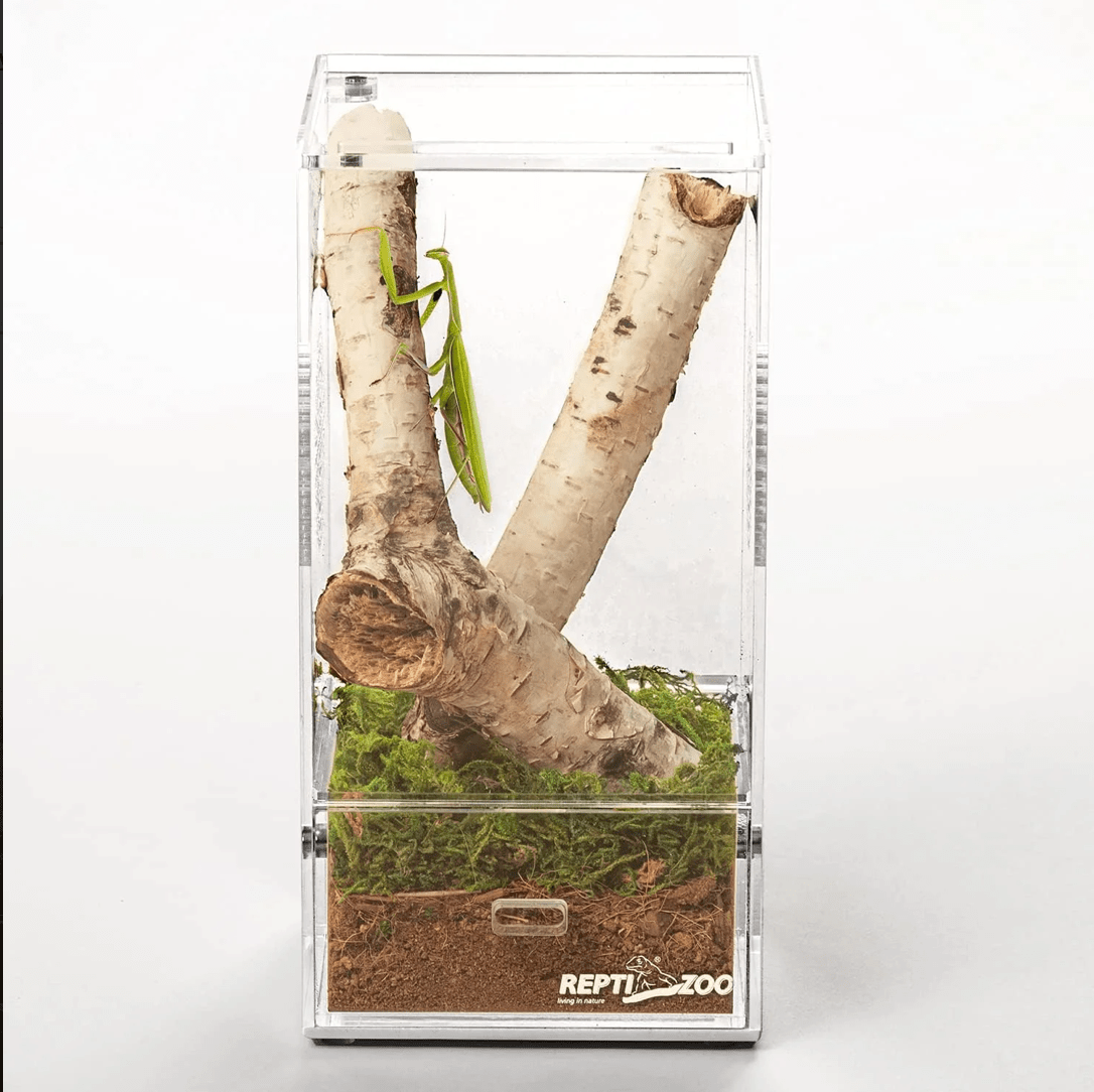 REPTIZOO Acrylic Breeding Enclosure ACR Series (Mantis Feeder) - www.Shopthatapp.com
