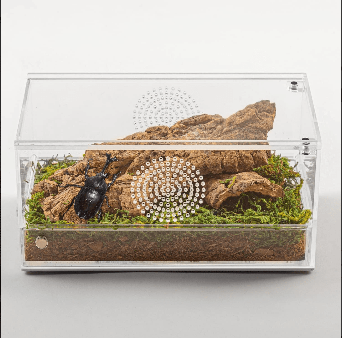 REPTIZOO Acrylic Breeding Enclosure ACR Series (Mantis Feeder) - www.Shopthatapp.com