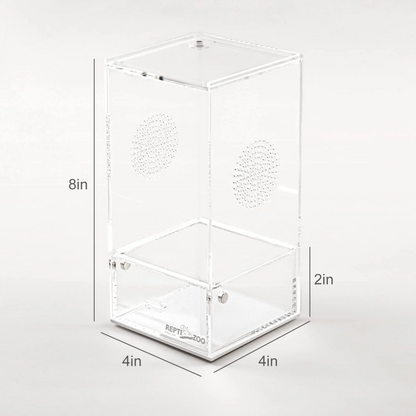 REPTIZOO Acrylic Breeding Enclosure ACR Series (Mantis Feeder)