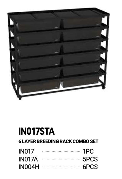 Cage d'élevage empilable en aluminium REPTIZOO (tapis chauffants inclus pour 6 couches)