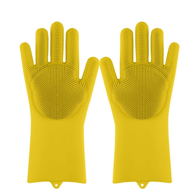 Scrubber  Gloves-Cosmetics-www.Shopthatapp.com-Color:Yellow-KitchenJoint