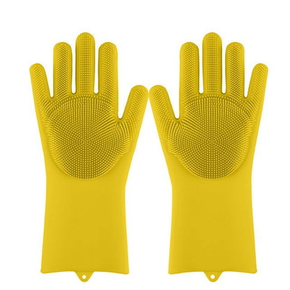 Scrubber  Gloves-Cosmetics-www.Shopthatapp.com-Color:Yellow-KitchenJoint