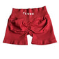 TEYEO Fashion Summer Women's Yoga Shorts Sports Running Breathable Comfortable High Waist Seamless Quick Drying Yoga Shorts