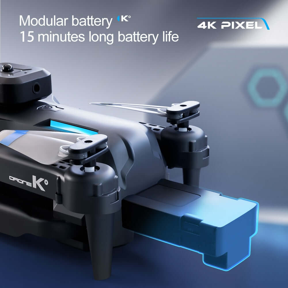 K-HD Dual Lens 4K Aerial Photography Drone - Optical Flow Positioning RC Quadcopter Toy - www.Shopthatapp.com