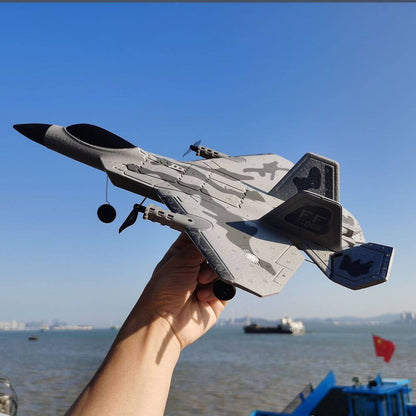 Fixed Wing 2.4G 4 Channel Kid Boy Gift BM16 for F22 Raptor RC Glider Plane Toy EPP Foam Remote Control Airplane - www.Shopthatapp.com