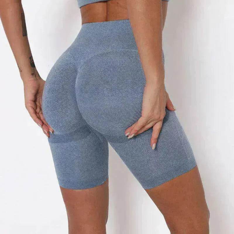 Seamless Multicolor Knitted Fitness Running Yoga Leggings - www.Shopthatapp.com #