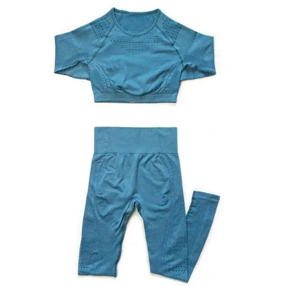 Seamless yoga gym suit - www.Shopthatapp.com #