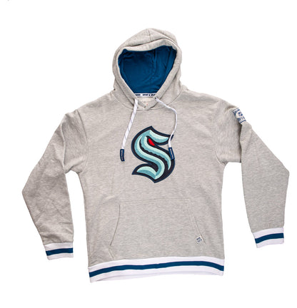 Seattle Kraken "Muskoka Style" Premium Chenille Woven Logo Hoodie - www.Shopthatapp.com #