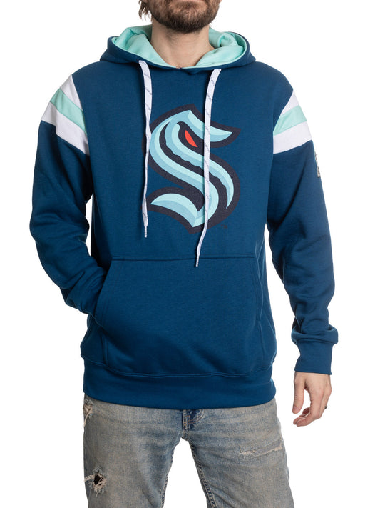 Seattle Kraken Varsity Retro Style Hoodie - www.Shopthatapp.com