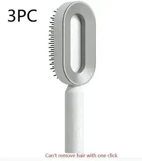 Self Cleaning Hair Brush For Women key Massage Scalp - www.Shopthatapp.com