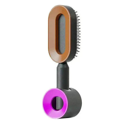 Self Cleaning Hair Brush For Women key Massage Scalp - www.Shopthatapp.com