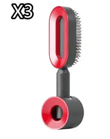 Self Cleaning Hair Brush For Women key Massage Scalp - www.Shopthatapp.com